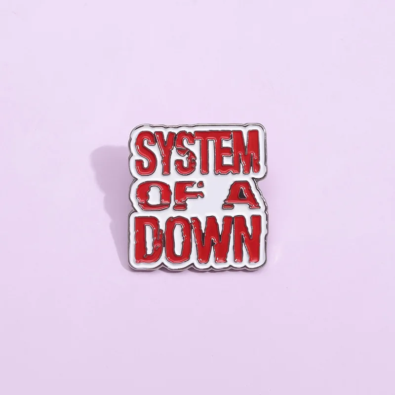 Creative Rock Music Band Enamel Pin Fun Badge Accessories