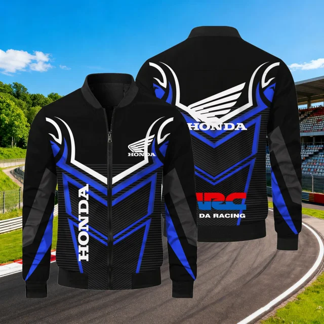Hot Selling Men'S Honda Motorcycle Racing Jacket For Autumn And Winter, Cycling Outdoor Sports Fashion Casual Jacket 1