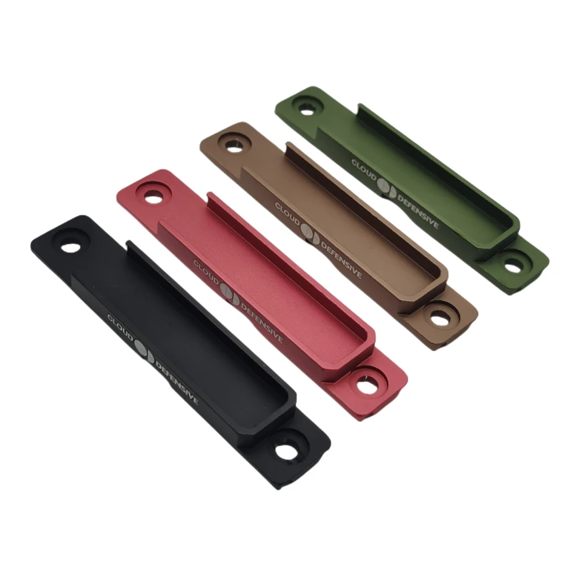 Airsoft Aluminum CNC Picatinny Rail Pocket Panel For M300 M600 Tactical Flashlight DBAL-A2 Mount Pressure Pad Weapon Light Mount 2