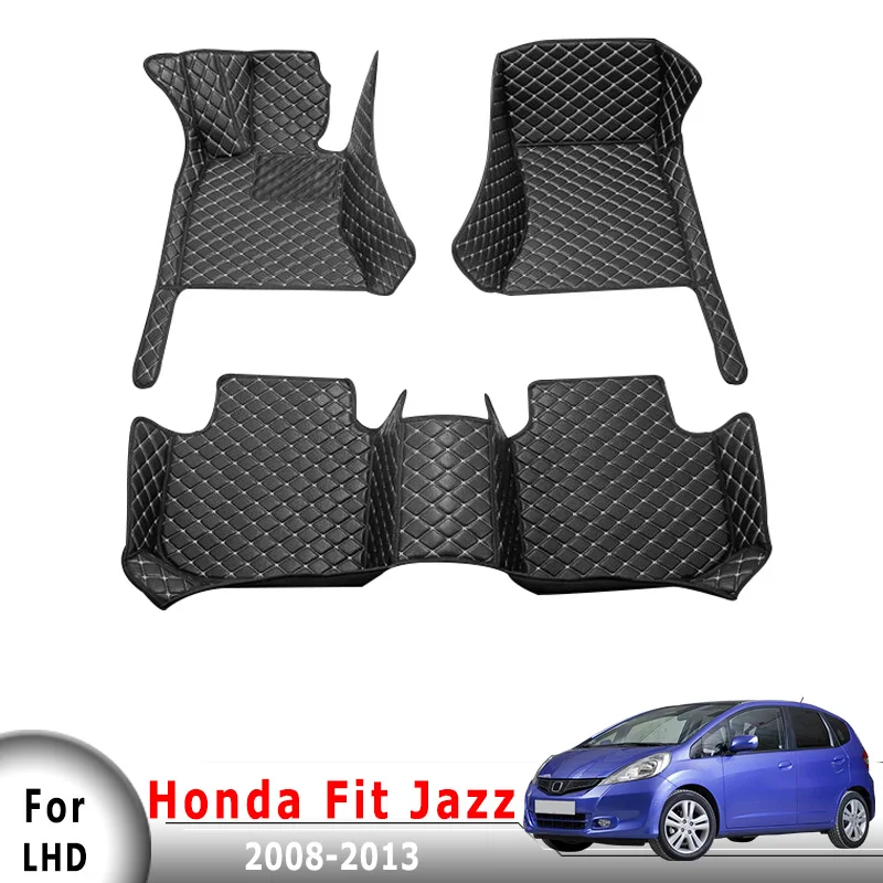 Car Floor Mats For Honda Fit Jazz 2013 2012 2011 2010 2009 2008 Carpets
