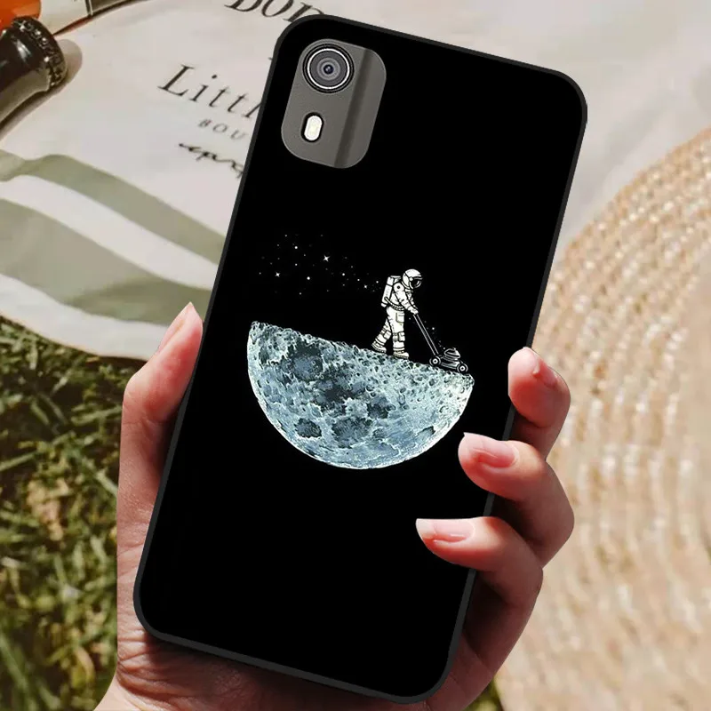 Sleek Black Shockproof Silicone Phone Case - Soft Protective Back Cover
