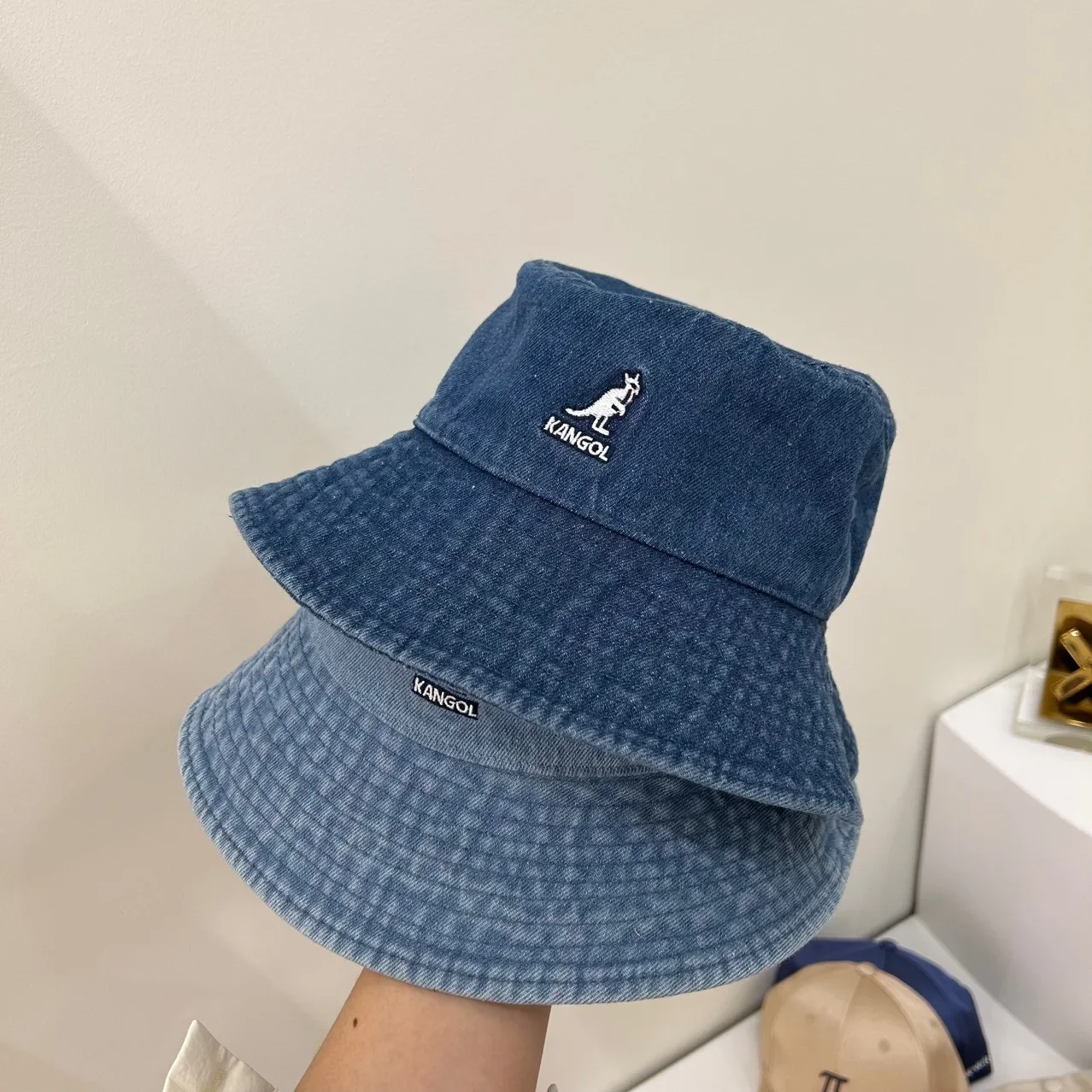 

New Cowboy Bucket Hat Fashion Trend Letter Embroidered Fisherman Hat Men's and Women's Banabama Summer Sunshade HatB YF0953