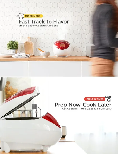 CUCKOO Micom Rice Cooker 6 Cup Uncooked / 12 Cup Cooked, Fuzzy Logic Electric Rice Cooker Small, Sticky Rice Maker 6