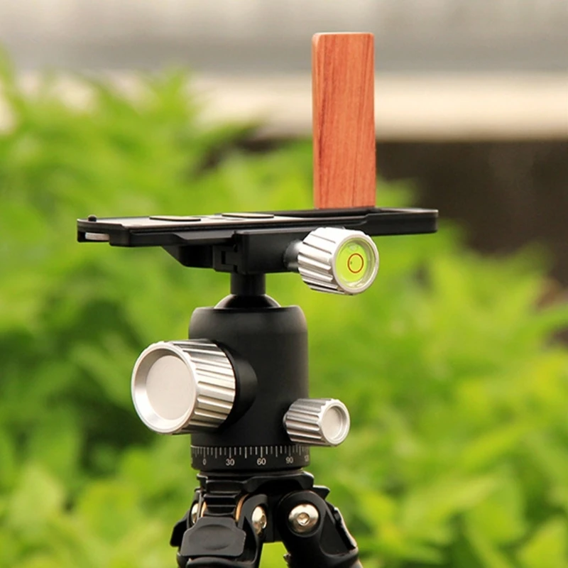 Half Cage Handgrip L Bracket for Arca Tripods Quick Release Plate Mount for DSLR Camera