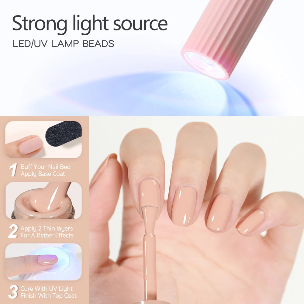 LULAA Professional Nail Dryer Equipment UV Induction Gel Nail Manicure Polish Cabin Lamps Protable Nail Phototherapy Machine 5