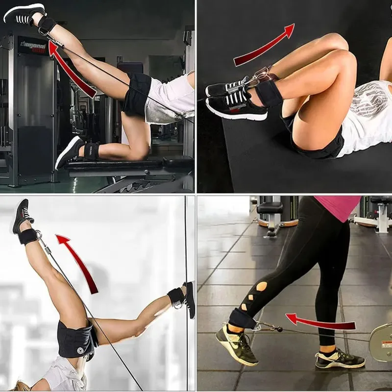 Ankle Strap Taekwondo Leg Strength Training Exercise Protective Equipment Weight Assist Dumbbell with Anklet 1 PC