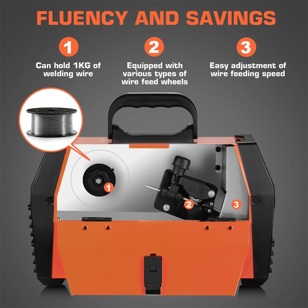 HITBOX 3 in 1 Semi-Automatic Mig Welding Machine Tig Argon Arc MIG Gasless Synergy Inverter Soldering Welder 110V 220V HBM1200 welding welders