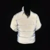 White Reflective Puffer Jacket 3