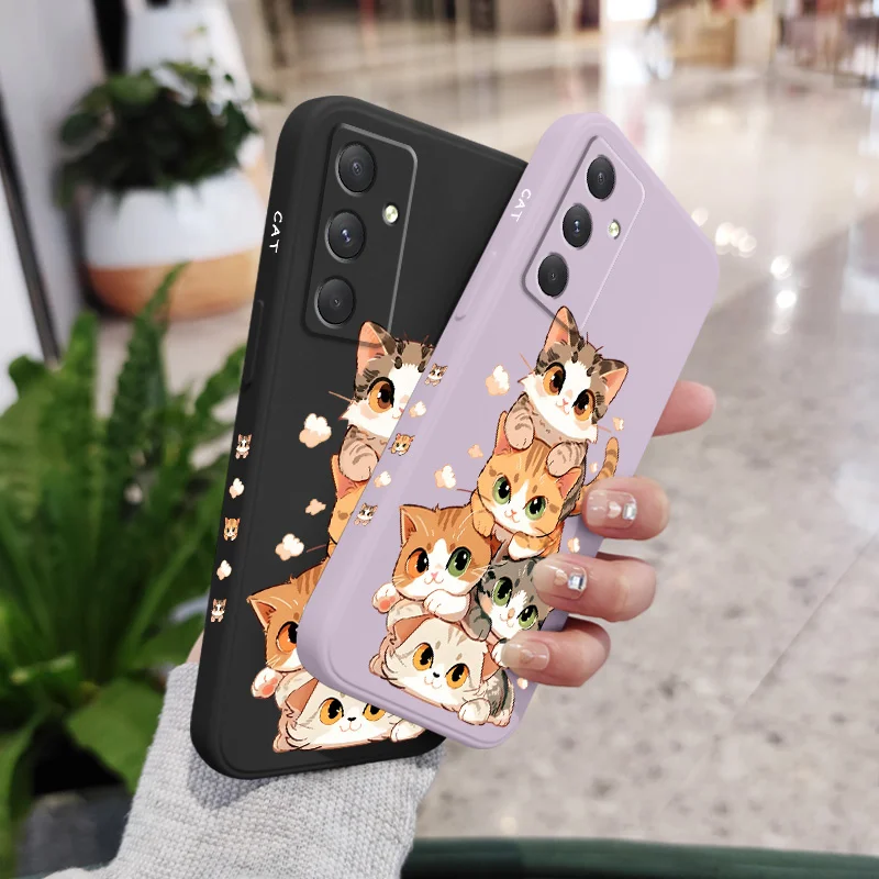 Adorable Soft Cat Design Phone Case