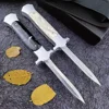 Portable Tactical Folding Pocket Knife Hunting Self Defense Hiking Utility EDC Tools 440C Blade Zinc Alloy Acrylic Handle 1