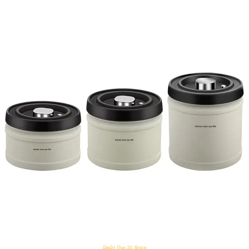 

Stainless Steel Airtight Coffee Bean Container Kitchen Container for Tea