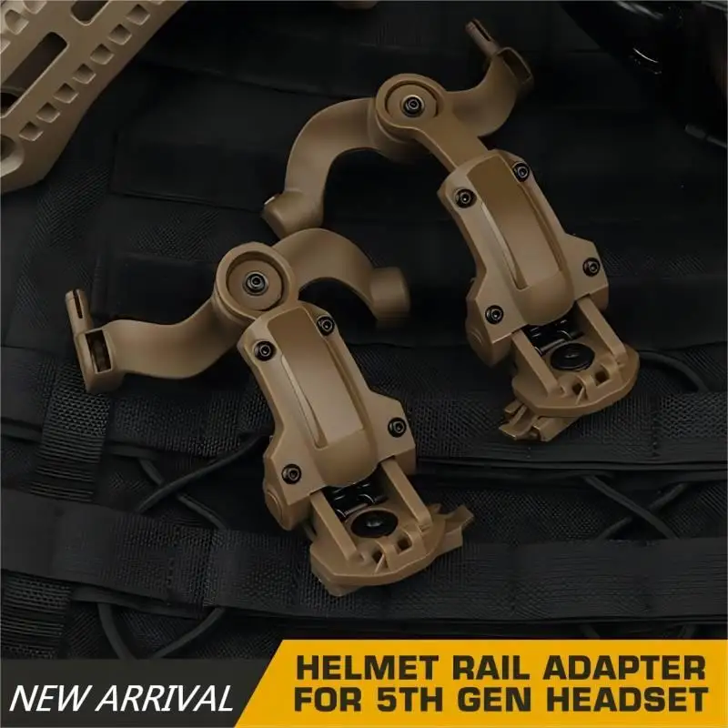OPS CORE-ARC/Wendy M-LOK Fast Helmet Rail Mount Adapter Tactical Headset Accessories Airsoft Shooting Headphone Bracket