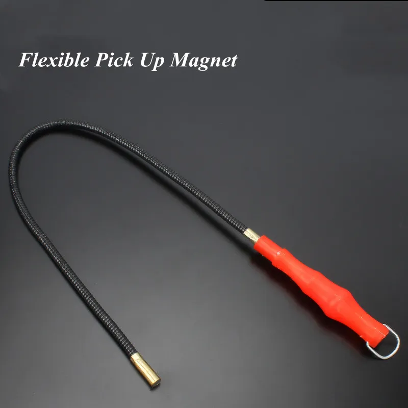 Flexible Pick Up Magnet Long Spring Picker Car Repair Catcher Metal Screw Parts Searcher for Neodymium