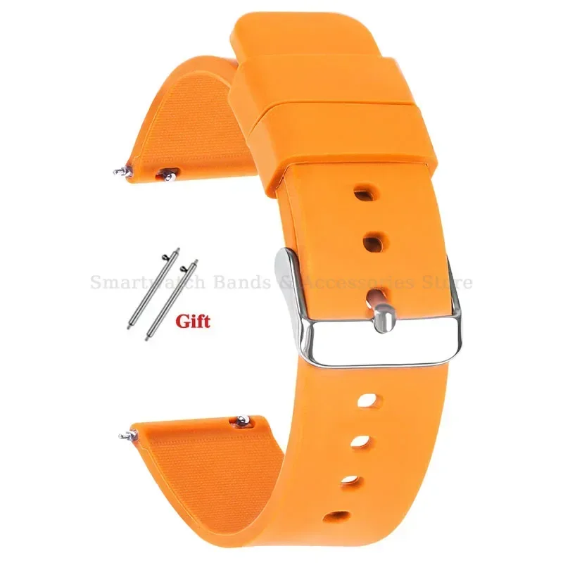 Universal Quick Release Silicone Watch Band - Various Sizes