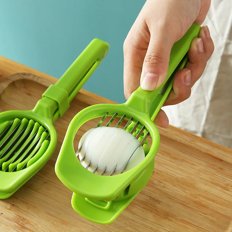 Egg slicer Egg Slicer Hard Boiled Egg Cutter Strawberry Slicer Kiwi Divider Mushroom Food Fruit Vegetable Slicing Mold Tool Kitchen Gadgets
