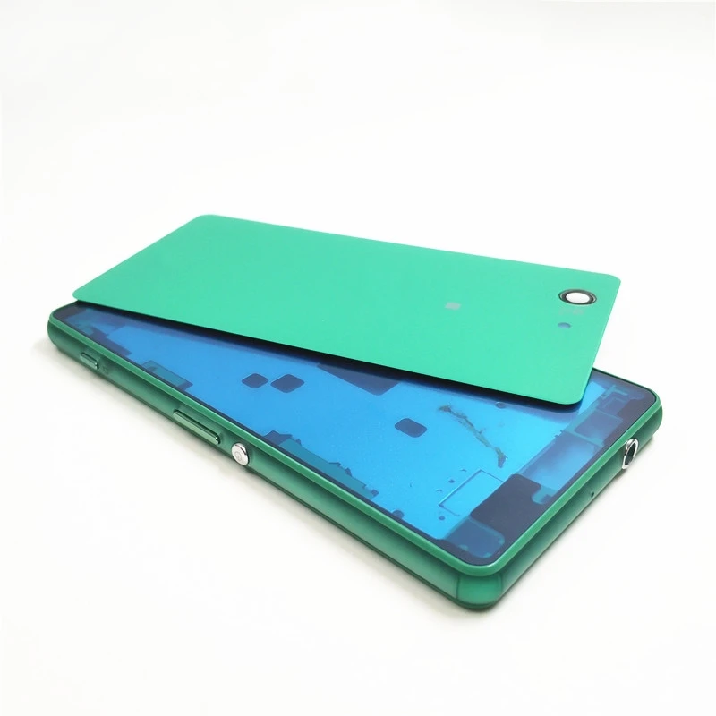 Full Housing Case For Sony Xperia Z3 Compact D5803 D5833 Lcd Panel Frame Middle Bezel Battery Door Cover