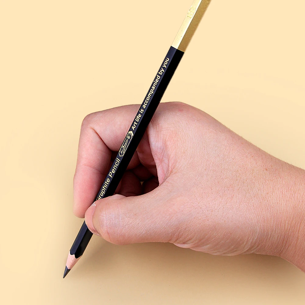 Professional Charcoal Pencils Set 12Pcs Sketch Black Pencils for Drawing, Sketching, Shading, Blending, Beginners & Artist 6