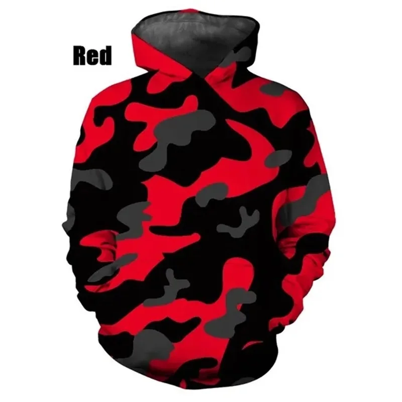 thumbnail image 1 of Sudadera con estampado 3D de camuflaje para hombre y mujer, sudaderas con capucha informales a la moda, sudaderas con capucha holgadas de talla grande, 1 of 5