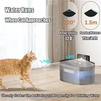 EYFL-Cat Water Fountain 2.2L/74Oz Wireless Pet Water Dispenser Automatic Dog Water Dispenser For Drinking Pet Water Fountain 2