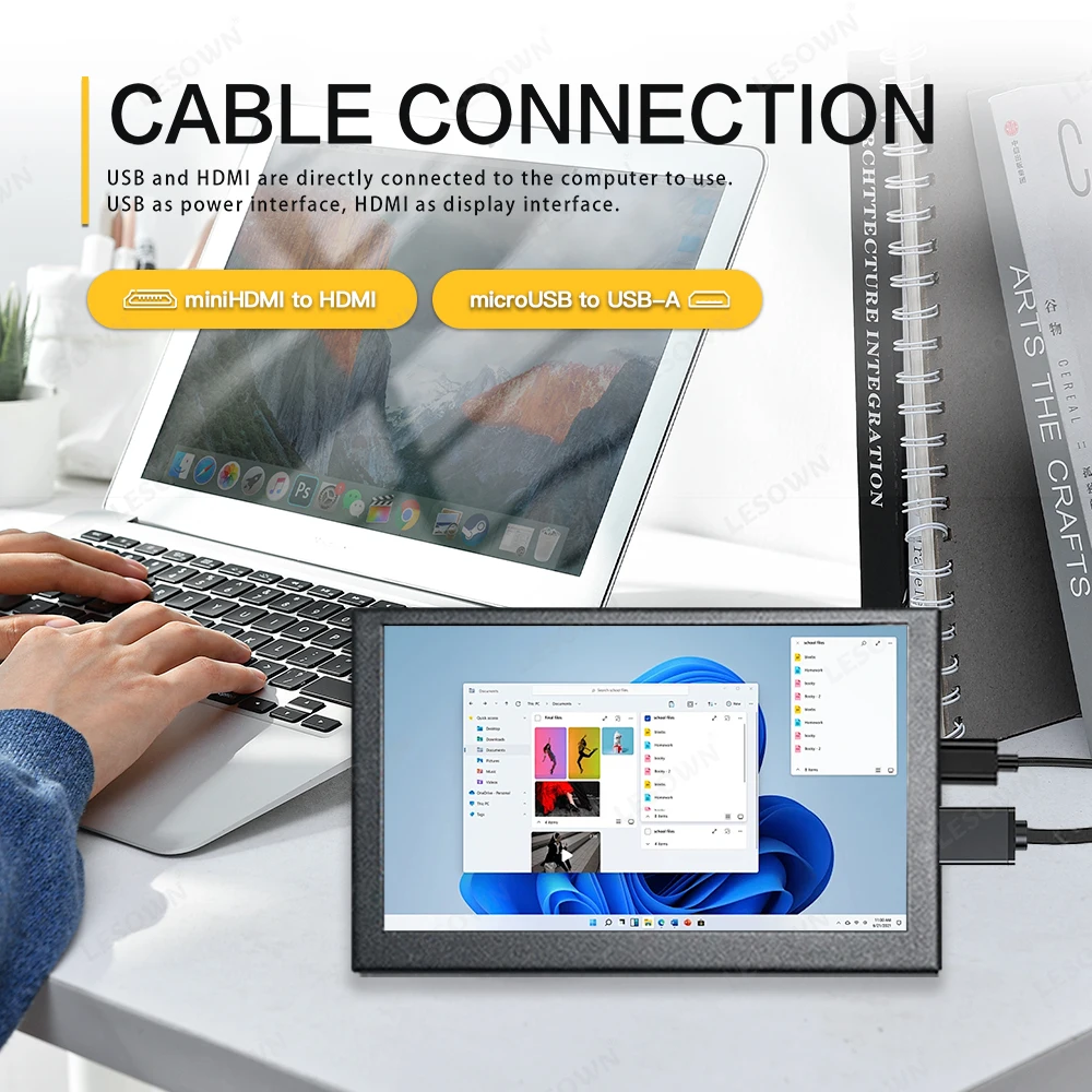LESOWN ̴ ޴ ,   Ʈ PC Ŀ , 5 ġ ġ ũ, HD 800x480, USB HDMI,  