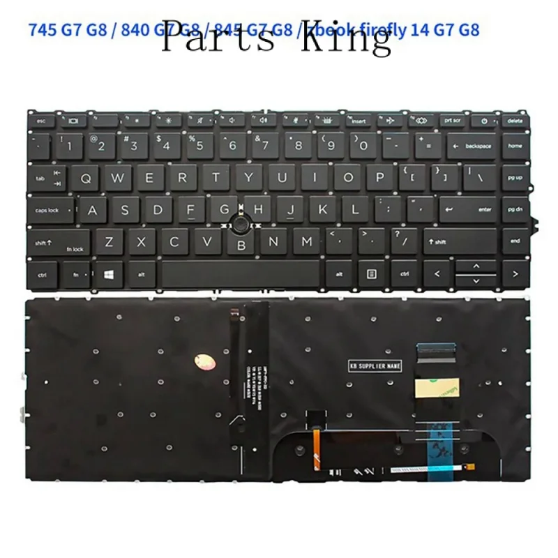 Nuova Tastiera Con Retroilluminazione Per Hp 745 G7 G8 840 G7 G8 845 G7 G8 Zbook Firefly 14 G7 G8