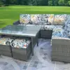 Outdoor Tropical Print Sofa Cushion Covers - Non-Slip Furniture Protectors, Replacement for Individual Seat Cushions 1