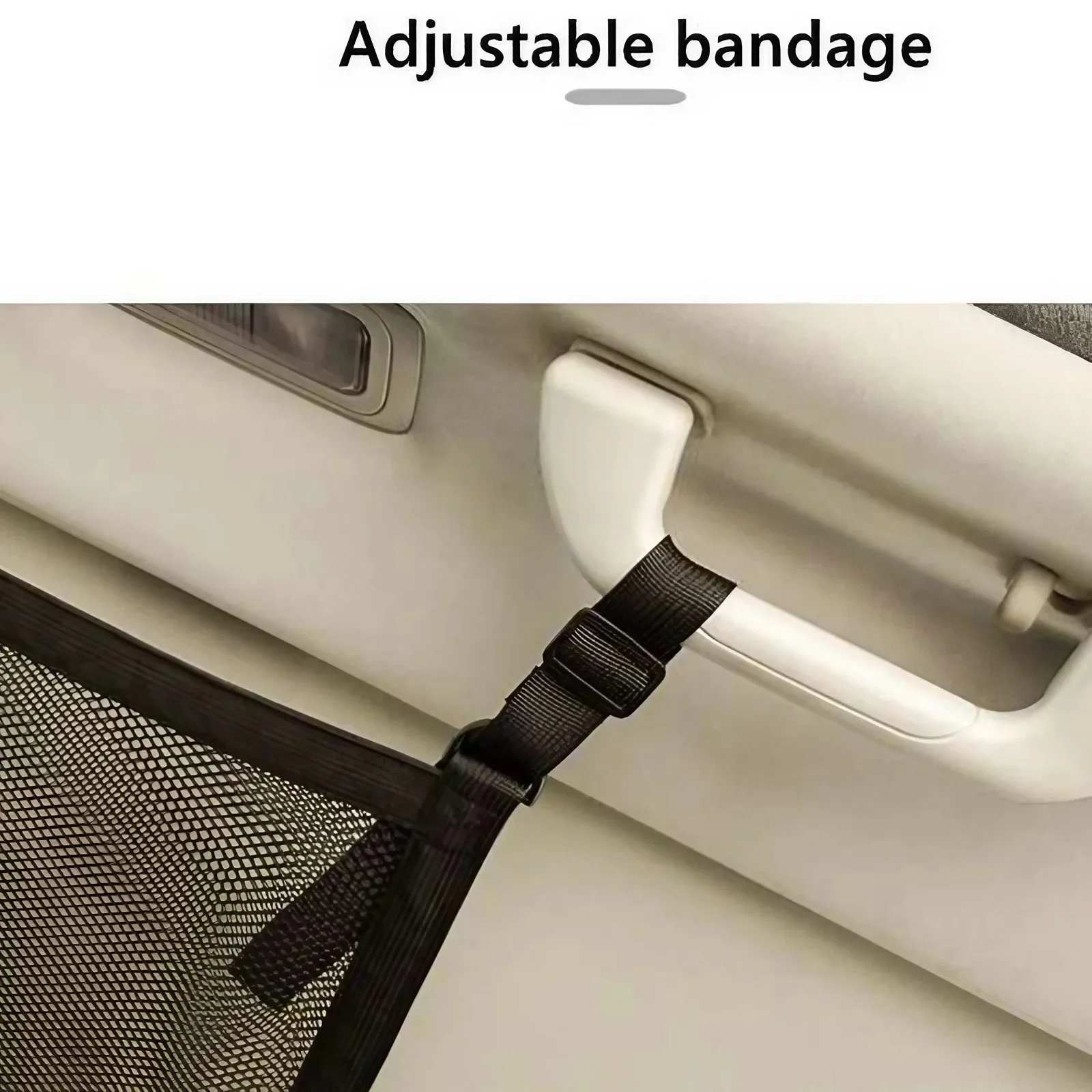 Car Ceiling Storage Net Pocket Car Roof Bag Interior Cargo Net Breathable Mesh Bag Auto Stowing Tidying Interior Accessories