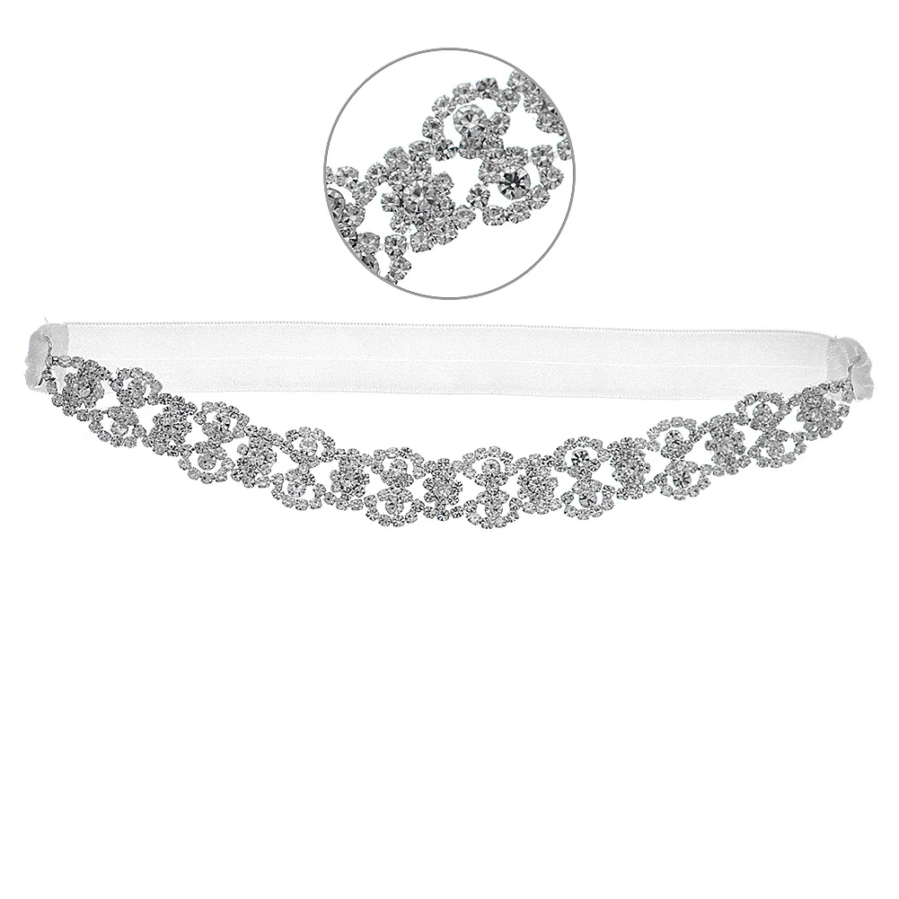 Rhinestone Bridal Accessories Wedding Lace Flower Garter for Bride Jewelry Gift Elastic Leg Ring Gift Suspenders Party bridal garter belt