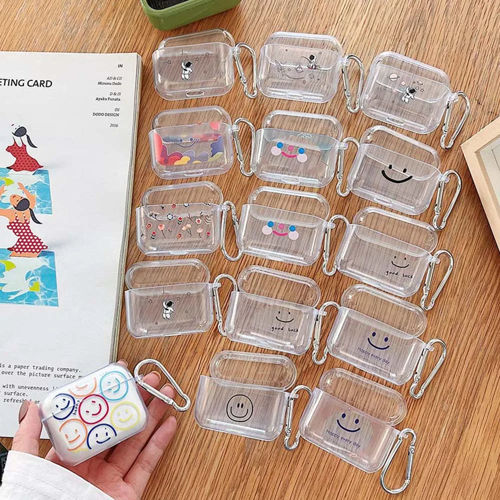 Cute Astronaut Smile Custodia Per Auricolari Per Honor Earbuds 3 Pro Custodia Trasparente Per Cuffie Bluetooth Per Honor Earbuds X2 2 Lite Cover