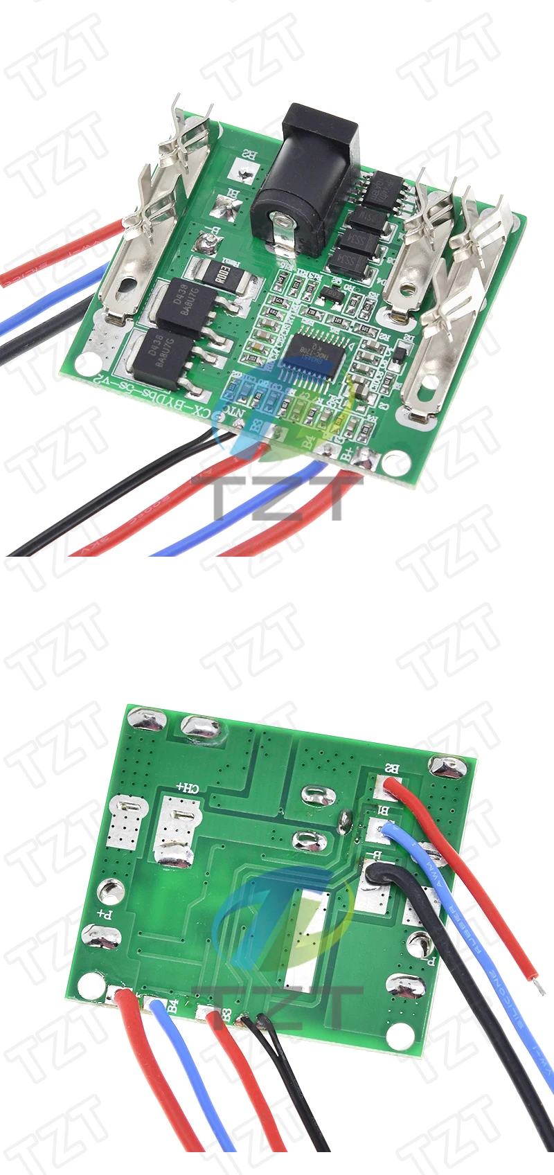 1/3 Stück 5S 18V 21V 20A Batterie-Ladeschutzplatine Li-Ion Lithium-Akku-Schutzschaltkreisplatine BMS-Modul – Detail 6