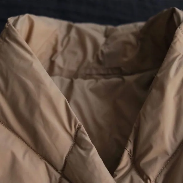 빈티지 디자인 코튼 재킷, 롱 다운 코트, 스노우 웜 퍼피 차케타