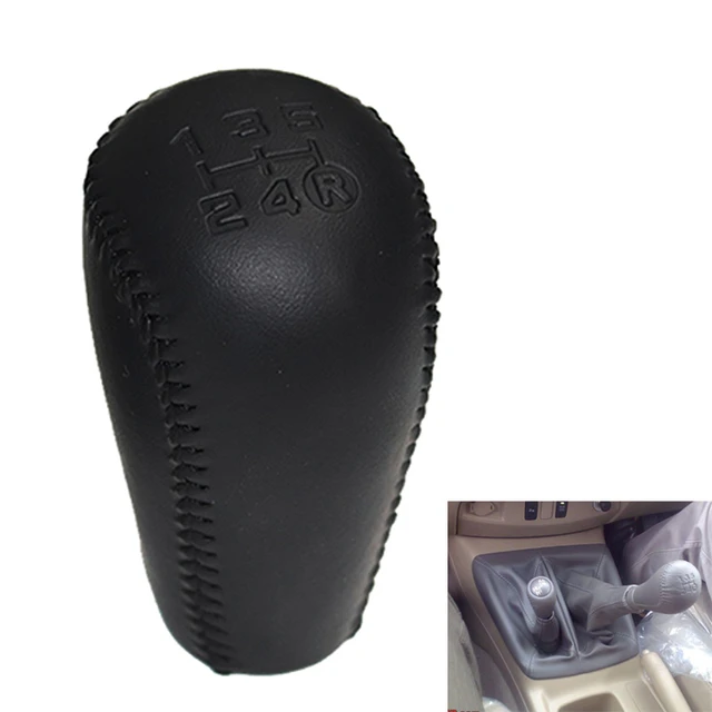  TSudoku 5 Speed Shift Knobs Round Leather Gear Shift