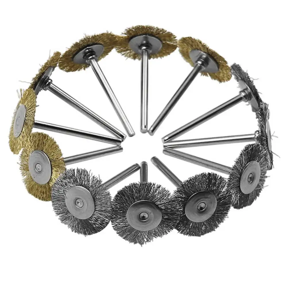 BrassBrushSteelWireWheelsBrushesDrillRotaryToolsMetalRust