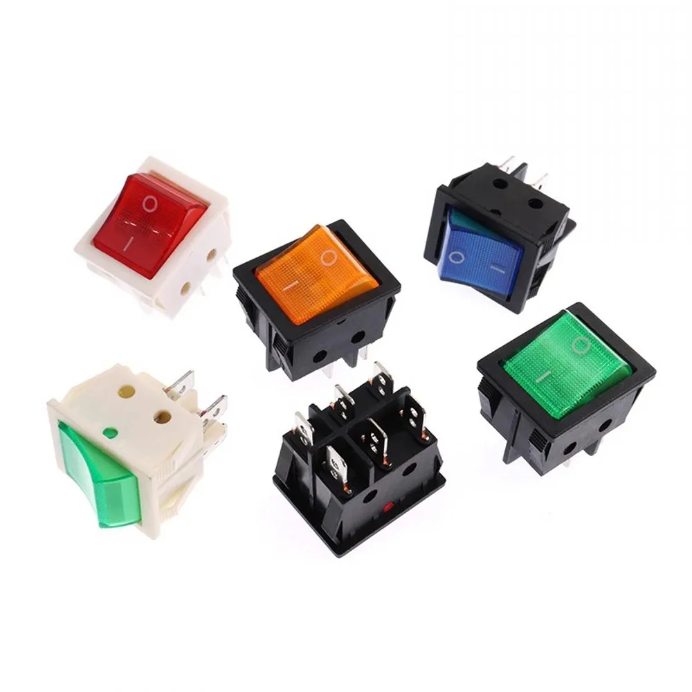 20PCS, 30A 250V AC Hohe Strom, EIN/AUS, Speziell für Schweißmaschine, KCD4, Schweißmaschine Schalter Schiff, Rocker Power-Taste Schalter – Detail 9