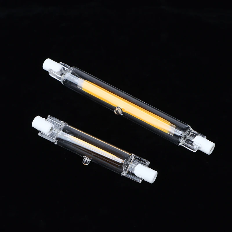 

Бытовая фотолампа R7s COB, стеклянная трубка 78 мм, 118 мм, J78 J118, высокая мощность, монолитный блок светодиодов, лампа 220 В переменного тока, в, для замены галогенной лампы, 1 шт.