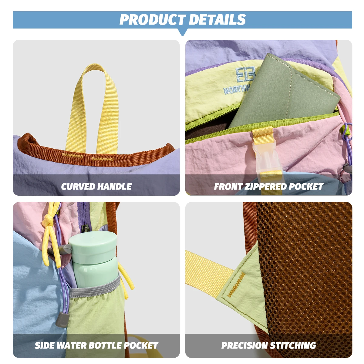 Outdoor Hiking and Mountaineering Bag, Lightweight Backpack, Foldableable Waterproof Travel Bag, Professional Flushing Bag, Skin Backpack, Female Mountain Climbing and Fishing Sports