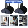 2Pcs Portable Foot Hammock Suspended Adjustable Travel Hammock Office Desk Foot Rest with Storage Bag Car Airplane Foot Hammock 6