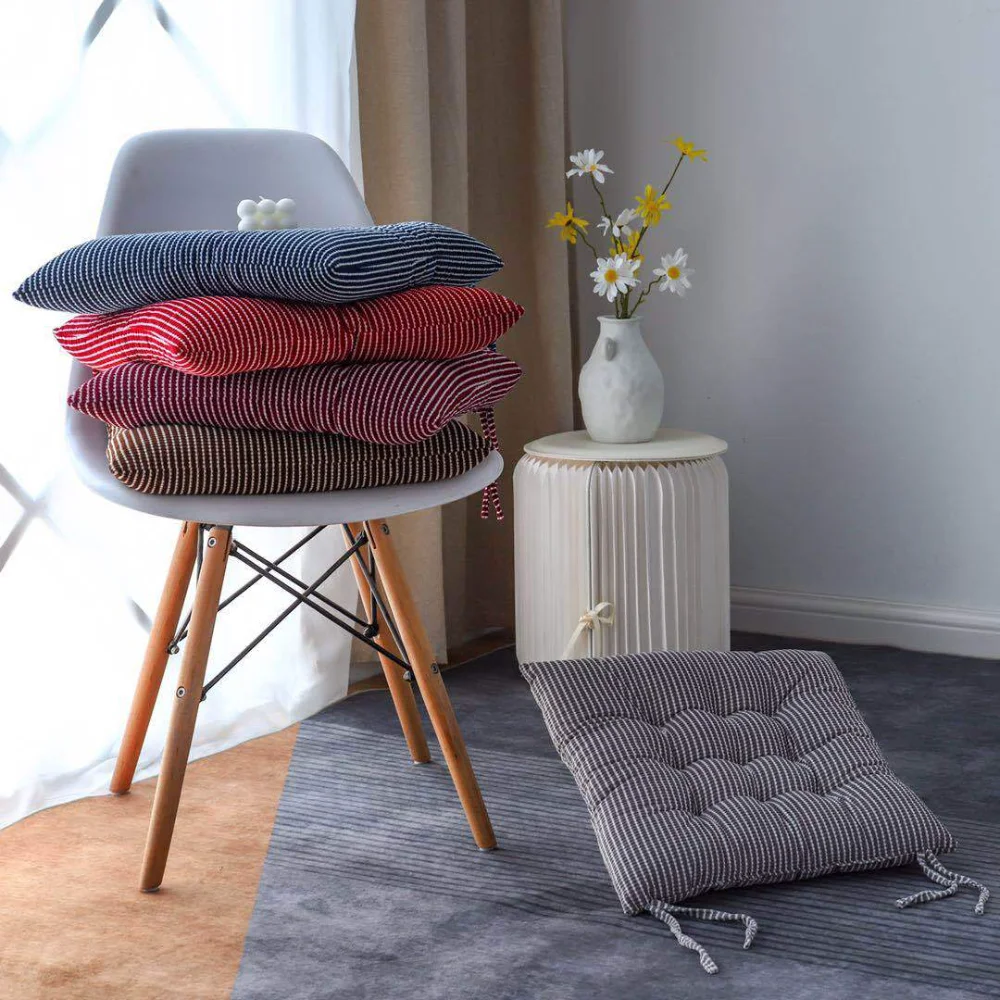 

Cushion Pearl Cotton Square Stool Backrest Pillow Home Office Computer Chair Protective Mat Seat Pad Buttocks Chair Mat