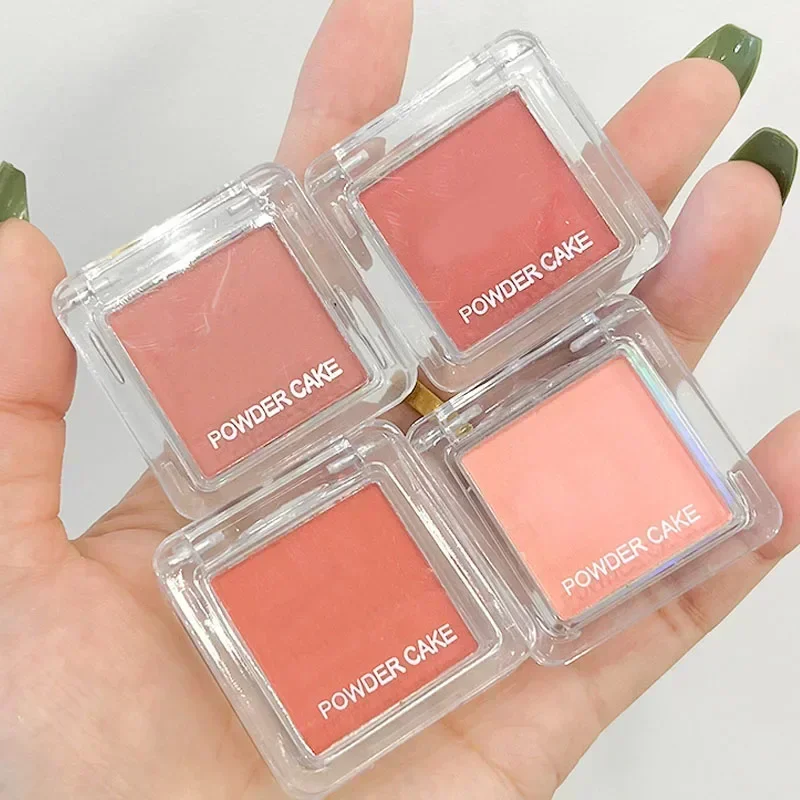 Face Blusher Matte Natural Cheek Tint Brighten Face Waterproof Face Contouring Cosmetics Blush Powder Soft Female Makeup 1pcs 6