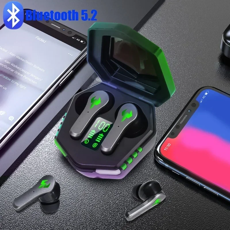 Original N35 Wireless Bluetooth 5.3 Headphones Noise Reduction Touch Control Earbuds Gaming Headset Music HD Calling Earphone 6