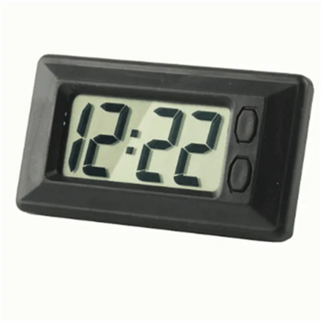 Functionality meets style with this ultra-thin car dashboard clock and calendar display.