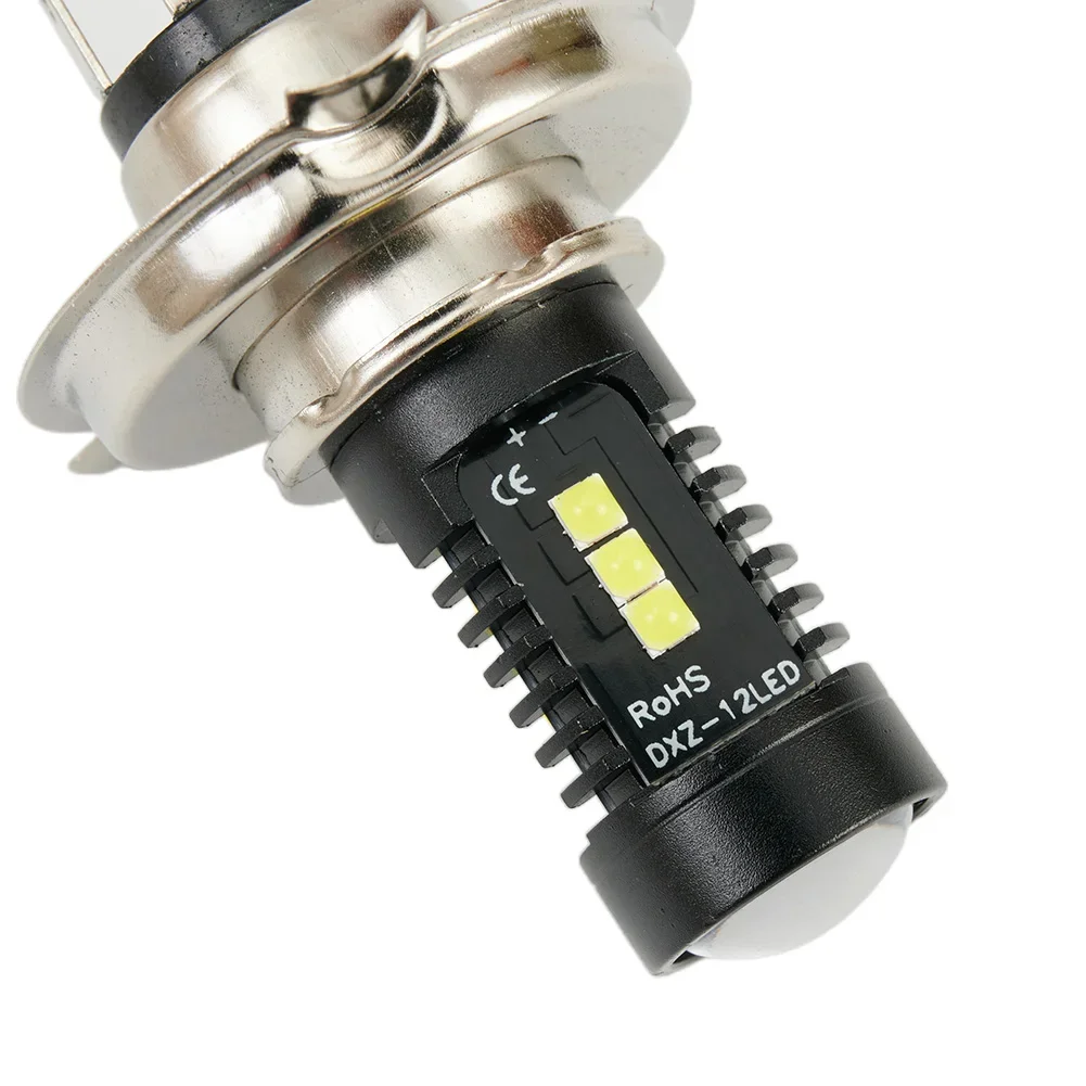 실용적인 유용한 자동차 조명, 9003 전구 변환, DC 12V-24V H4, 퓨어 화이트 교체, 하이/로우 빔, 내구성, 1 개