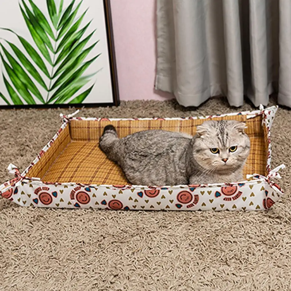 Multifunzionale Estate Pet Mat Canile Stampa Impermeabile Cane Ghiaccio Pet Stagioni Pieghevole Universale Letto Divano Gatto Cane Pad Kennel