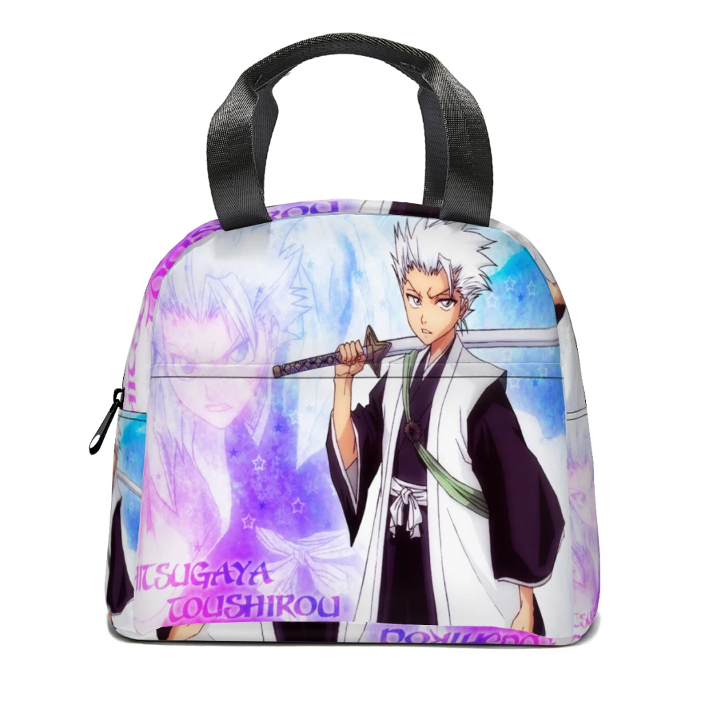 

Newest-Design-Hot-Anime-B-Bleachh Lunch Box Women Cooler Thermal Food Insulated Lunch Bag Kids Portable Picnic Tote Bags