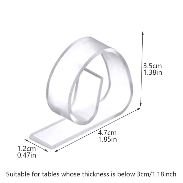 12Db Konyha Csúszásgátló Piknik Tartó Otthoni Buli Tiszta Univerzális Rögzített Beltéri Terítők Klip Könnyű Hordozható - Image 2