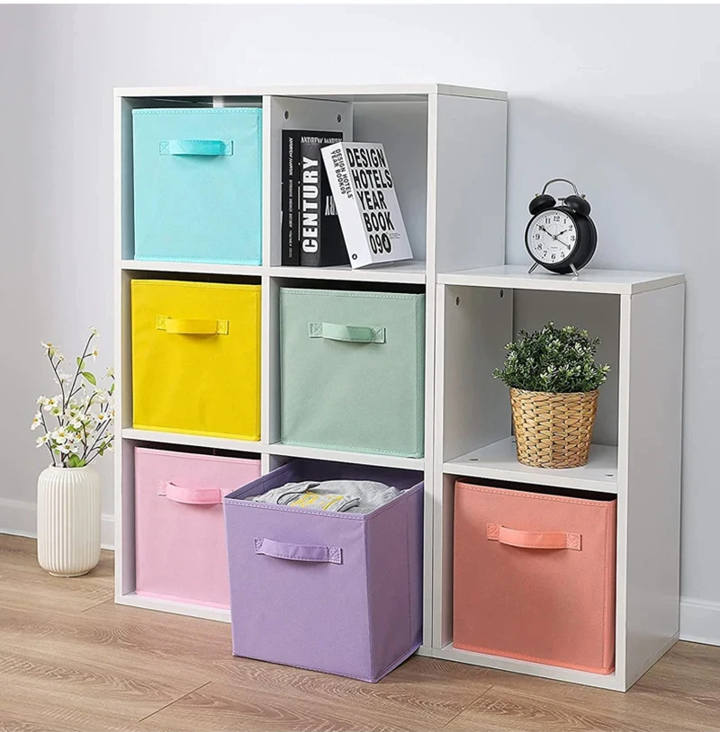 Vliesstoff-Aufbewahrungsbox, multifunktionale faltbare Aufbewahrungsbox, Heimbedarf, Kleidung, Unterwäsche, Kinderspielzeug, Aufbewahrungsorganisator – Detail 5