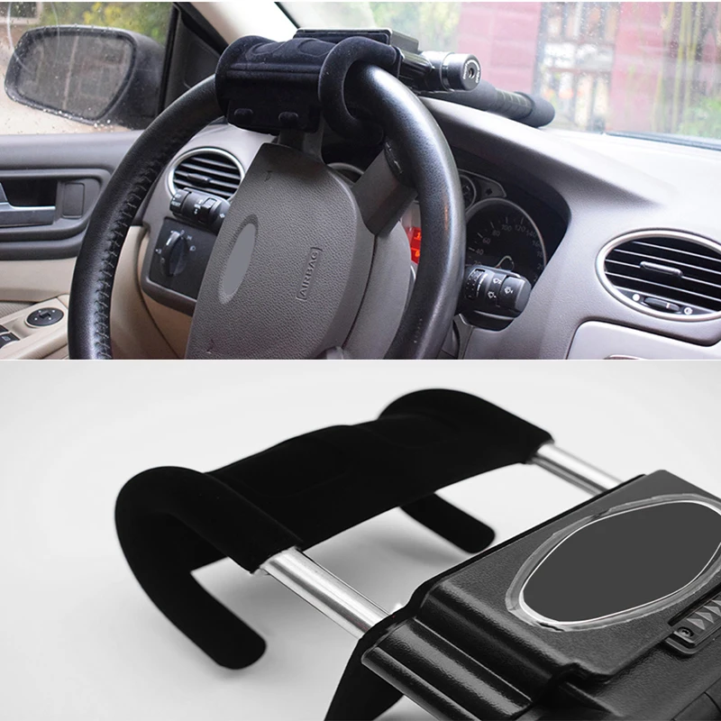 Anti Theft Lock Car Safety Two-way Alarm Mortgage Car Steering Wheel Lock Multi-function Central Security Fit Truck