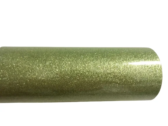 Color Glitter Heat Transfer Vinyl Film - Iron-On HTV for Heat Press and Cutting Plotter