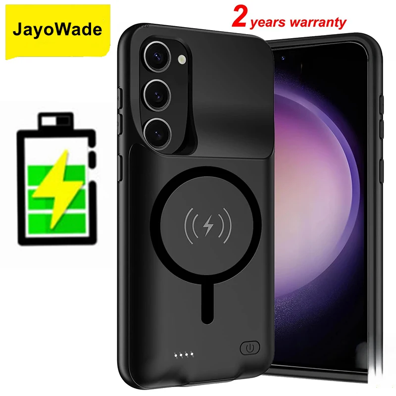 10000Mah Wireless Charger Power Bank for Samsung Galaxy A36 A56 A54 A35 A55 A16 A15 A34 S25 Ultra Battery Case Bank for Magsafe 6