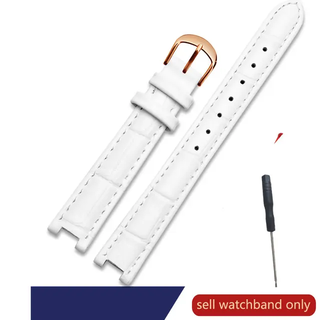Genuine Leather Watch Band for Folli Follie Notch Strap Women's Watch